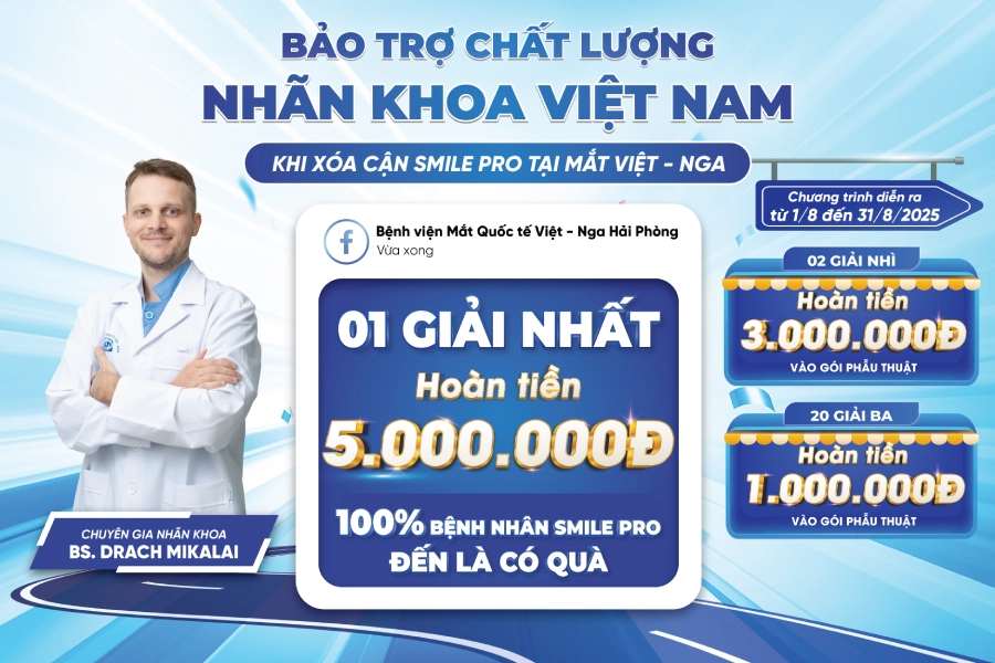 Nâng tầm thị lực – Nhận ngay ưu đãi cực khủng từ chiến dịch Bảo trợ chất lượng nhãn khoa Việt Nam