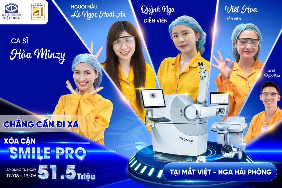 Sunny Smile – Cơ hội vàng xóa cận Smile Pro chỉ 51.5 triệu trong 3 ngày