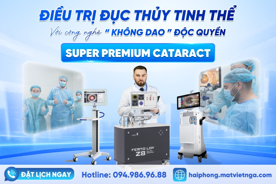 Bảng giá phẫu thuật đục thủy tinh thể tháng 11: Nâng tầm thị lực vượt trội với công nghệ phẫu thuật không dao