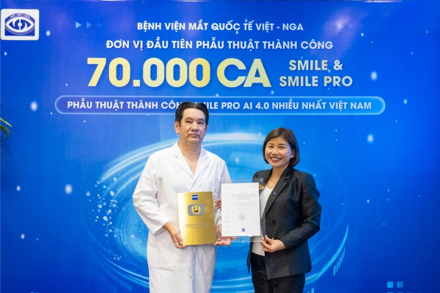 Bệnh viện Mắt Việt - Nga: 70.000 ca xóa cận, 4 năm dẫn đầu phẫu thuật nhãn khoa