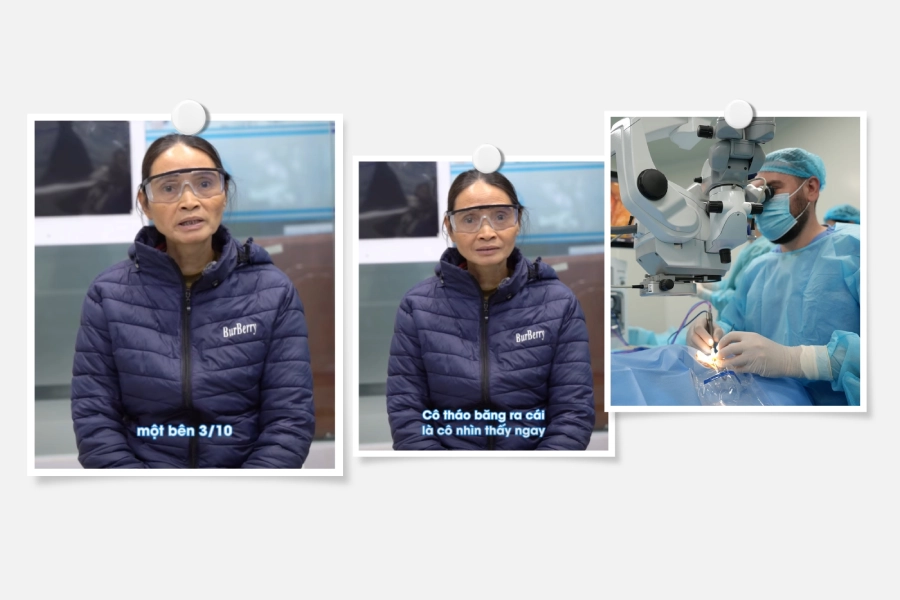 Video: Một ngày sau mổ đục thủy tinh thể, U60 không ngờ nhìn gì cũng nét căng