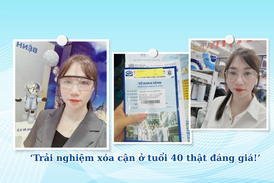 Tháo kính ở tuổi 40: Quyết định xóa cận để sống trọn từng khoảnh khắc