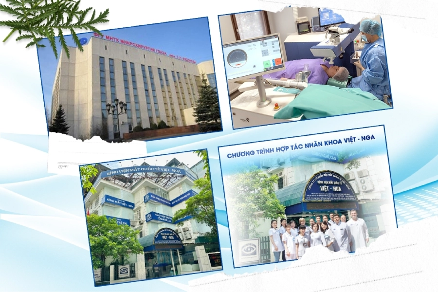 MNTK Fyodorov đưa tin về Bệnh viện Mắt Quốc tế Việt – Nga trên website chính thức
