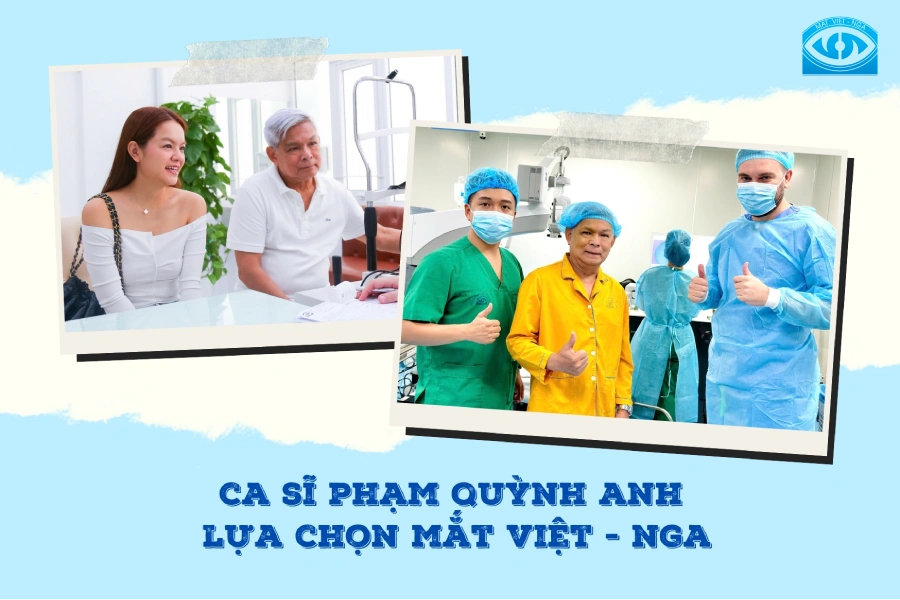 Vì sao ca sĩ Phạm Quỳnh Anh chọn Mắt Việt – Nga để tặng bố đôi mắt sáng?