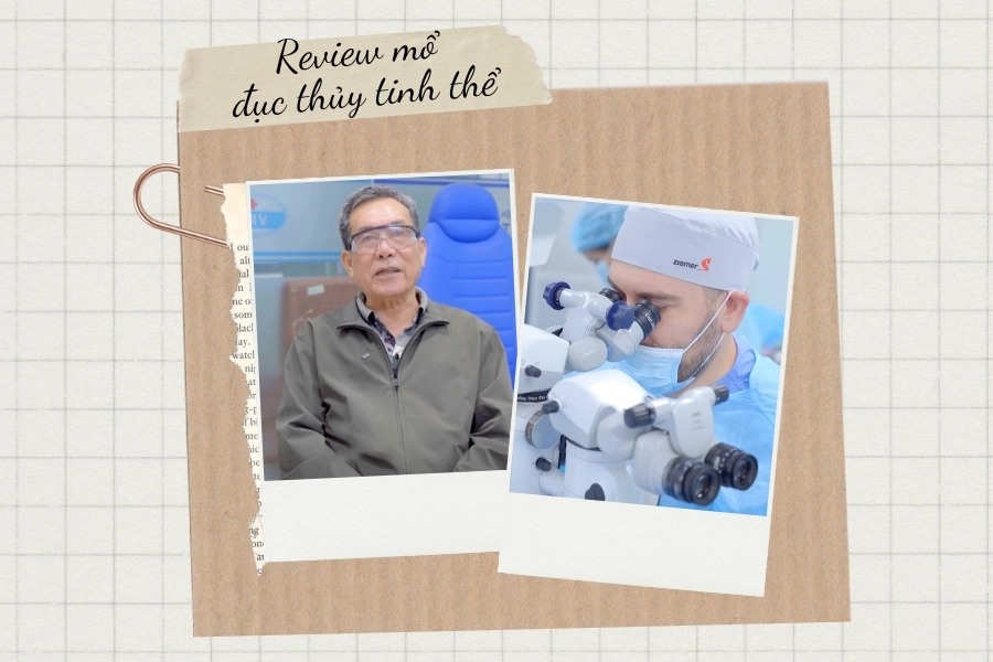 Biến chứng tiểu đường khiến thị lực chỉ còn 1/10, U80 tìm lại ánh sáng sau ca mổ đục thủy tinh thể