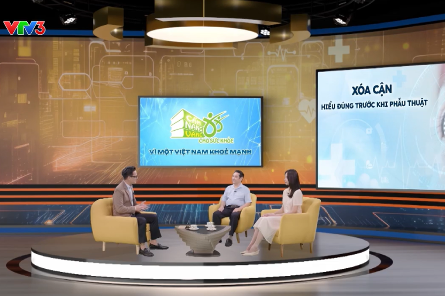 VTV đưa tin: Chuyên gia Liên bang Nga giải đáp những thắc mắc về phẫu thuật xóa cận